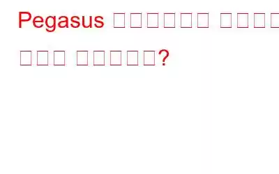 Pegasus 스파이웨어란 무엇이며 어떻게 작동합니까?