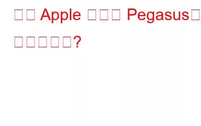 모든 Apple 장치가 Pegasus에 취약합니까?