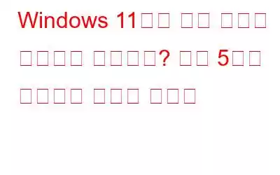 Windows 11에서 색상 관리가 작동하지 않습니까? 다음 5가지 솔루션을 시도해 보세요